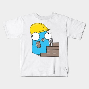 Builder Gopher Kids T-Shirt